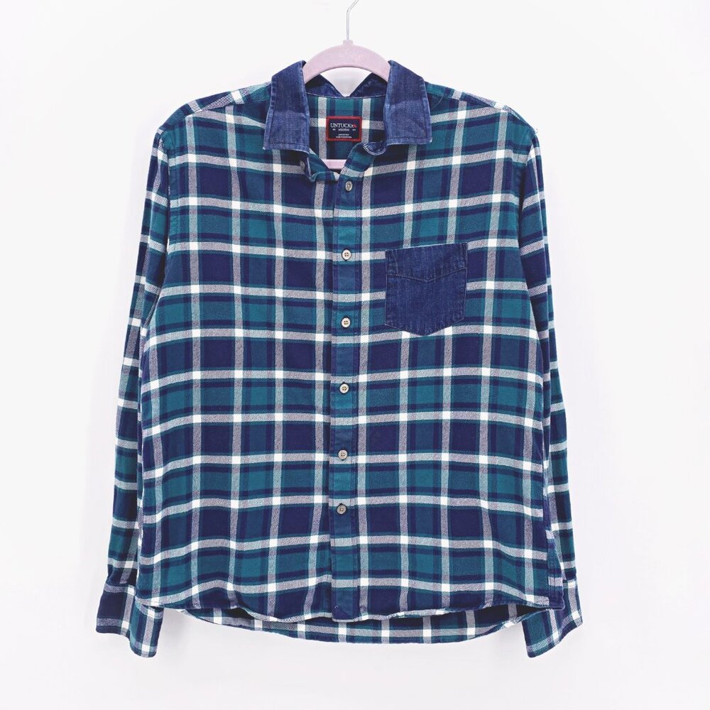 Men's UNTUCKit Neely Flannel Denim Shirt